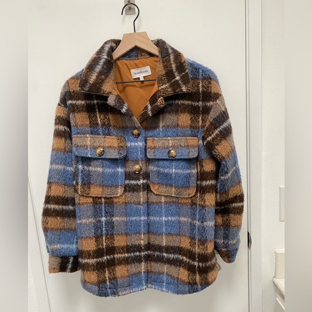 REVOLVE Heartloom Plaid Shacket Jacket Size Small